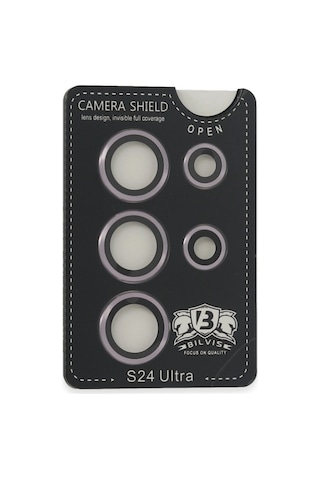 Samsung Samsung Uyumlu Galaxy S24 Ultra Bilvis Titan Kamera Lens - Derin Mor