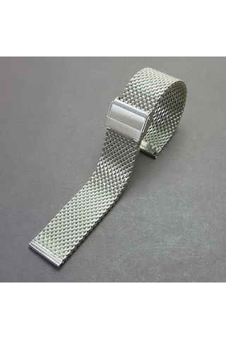 Hasır Kol Saat Kordonu Çelik Kalın 22 Mm (Ø 2,70)