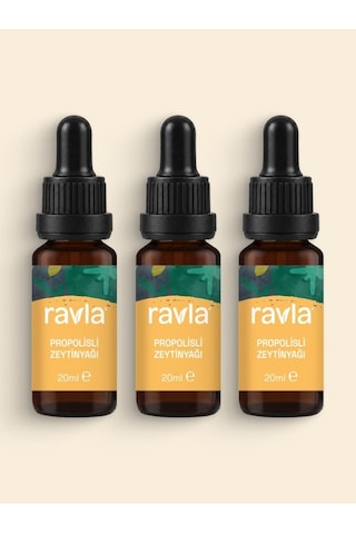 Ravla Propolisli Zeytinyağı 3 x 20 ML