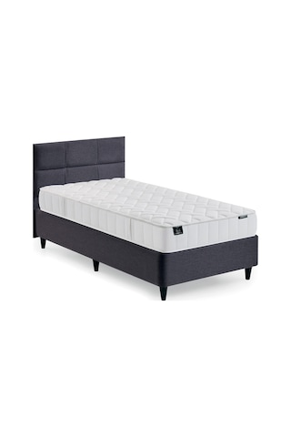 Yataş Supreme Star Canto New Deep Yatak Baza Başlık 3'lü Set- Antrasit 120 x 200