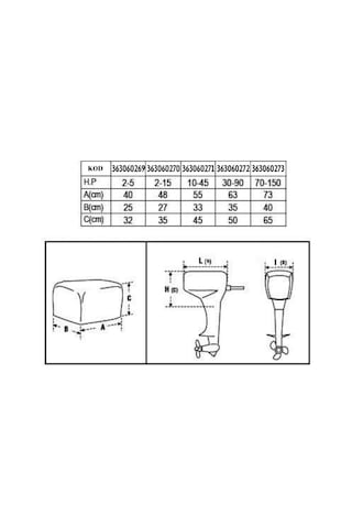 Dm Dıştan Takma Motor Kılıfı 48x27x35