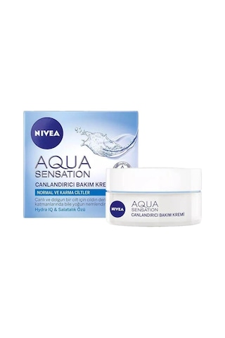 Nivea Aqua Sensation Canlandırıcı Yüz Bakım Kremi 50 ML