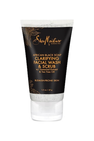 Shea Moisture Afrika Siyah Sabunu Yüz Yıkama ve Peeling 43GR