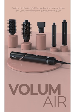 Sinbo SHD-1720 - VolumAir 5 In 1 Katlanabilir Airwrap Saç Kurutma ve Şekillendirme Sistemi