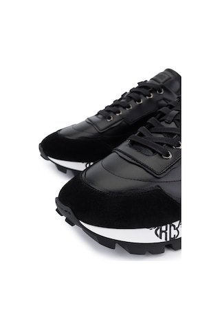 Roberto Cavalli Erkek Hakiki Deri Siyah Sneakers & Spor Ayakkabı 780 29777 Erk Ayk Sk25-26 Nero Siyah