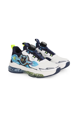 Pepino Erkek Çocuk Spor Ayakkabı Çevirmeli Döner Kilit Mekanizmalı Robotik Desenli Işıklı Kapsül Taban Sneaker 2196 Byz-laci-turkuaz