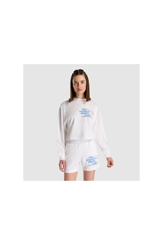 New Balance Wnc1502 Beyaz Kadın Sweatshirt Beyaz