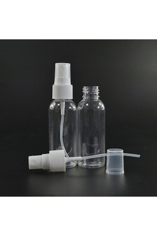 50 Adet 100 Ml Sprey Kapaklı Dezenfektan ve Kolonya