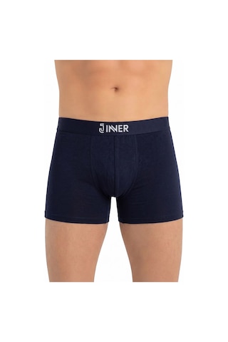 Just Inner Erkek Modal Boxer Logo Lastikli Ekstra Konforlu Kalıp 135009 Lacivert