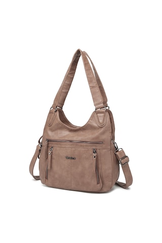 Smart Bags Kadın Günlük Orta Boy Omuz Çantası Yumuşak Tasarım Çok Cepli 1861-7 Vizon