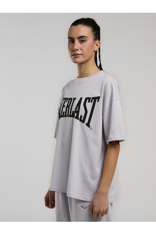 Everlast Ever Classics Wmn Oversize Lila Kadın Tişört Lila