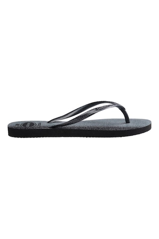 Slim Gloss Black Kadın Terlik-4811 Siyah