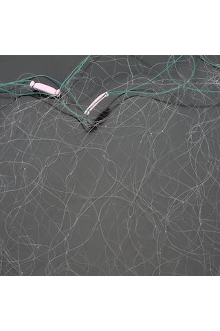 Reedark 3 Katlı Balık Av Ağı - 2 Parmak Ağı 10x10cm/3x3cm/10x10cm Ağı Boyutları - 25x1.3m Fiber Malzeme