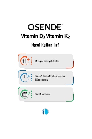 Osende D3K2 Vitamin Damla 20 ML