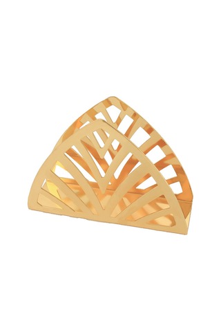 Reedark Şık Ve Dayanıklı Altın Renkli Yuvarlak Peçete Standı - Kafe, Restoran Ve Ev Kullanımı İçin Diğer