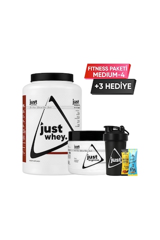 Just Nutrition Fitness Paketi - Medium 4 + 3 Hediye Protein Tozu + Arjinin Karışık