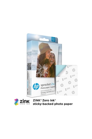 Hp Sprocket 5 X 7,6 Cm Birinci Sınıf Çinko Çıkartma Fotoğraf Kağı
