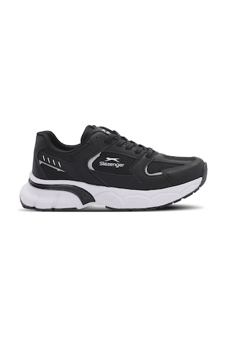 Slazenger Unisex Yazlık Terletmez Kaydırmaz Koku Yapmaz Hafif Full Ortopedik Tarz Yürüyüş Ayakkabısı Siyah