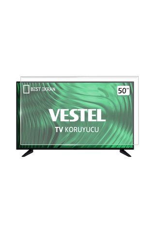Bestekran Vestel Uyumlu 50UD8100 TV EKRAN KORUYUCU - 50" inç 126 Ekran Tv koruyucu