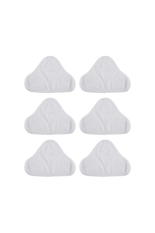 Crackedice H2o X5 Buharlı Paspas Temizleyici Zemin Yıkanabilir Mikrofiber Pedler İçin 6 Adet Ped