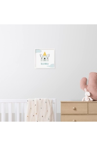 Lexroo Bebek Odası İçin Minimal Tasarımlı Çerçeve Çok Renkli