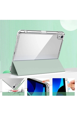 Apple İpad Air 11 2025 M3 Kılıf Magnetic Tasarımlı Ayrılabilen Özellikli Standlı Tablet Kılıfı Kapaklı Kılıf