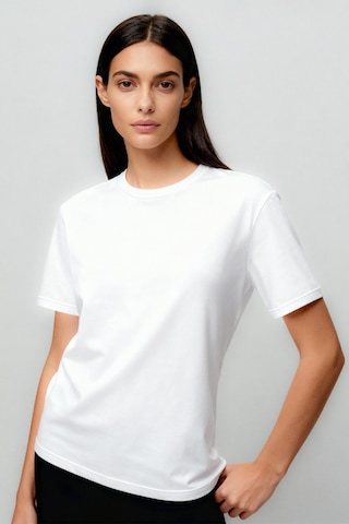 Standart Fit Basic O Yaka 3lü Paket Siyah-beyaz-bej Kadın T-shirt - 97311 Siyah - Beyaz - Bej