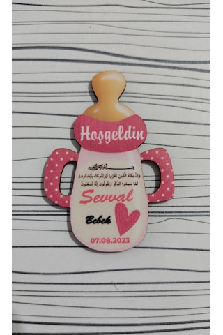 8 Cm Biberon Hoşgeldin Magnet 25 Adet