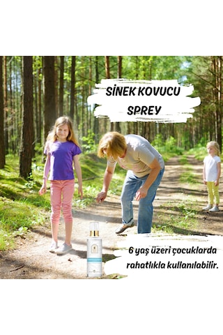 Çocuklar İçin Doğal Sinek Ve Kene Kovucu Sprey 100 Ml