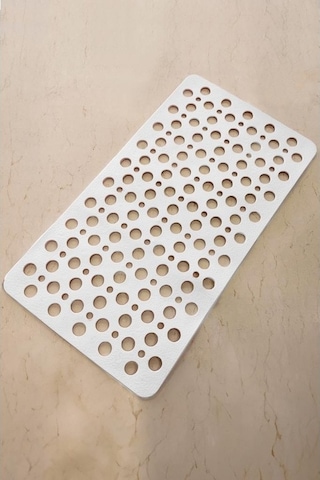 Reis Home Bubble Banyo Paspası Kaymaz Tabanlı Duş Matı Dikdörtgen Çok Renkli