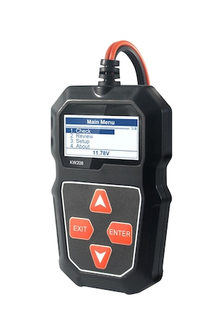 Konnweı Kw208 12v Araç Akü Yük Test Cihazı Profesyonel Otomotiv Alternatör Analizörü - Dalga Formu