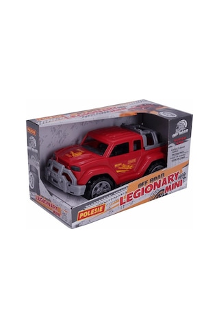 Polesie Lejyon Mini Kırmızı Araba Kutulu 93509, Çocuklar İçin Mini Arazi Aracı Kırmızı