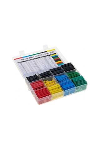 Kablo Koruyucu 530 Parça Makaron Set 2 - 3 - 5 - 7.5 - 10 -15 - 20 - 25 - 30 - 35