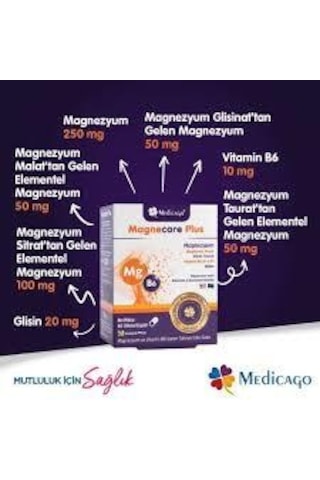 Medicago Magnecare Plus 3 x 60 Tablet