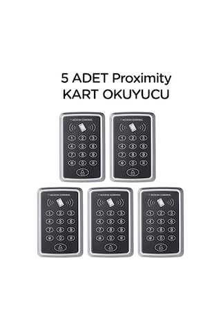 Rfid Şifreli Kapı Kilidi Kartlı Geçiş Kontrol Sistemi 5-adet