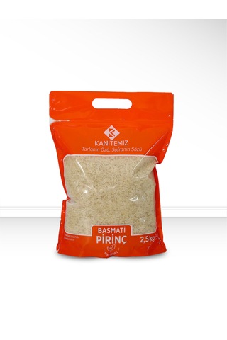 Kanıtemiz Basmati Pirinç 2,5 Kg