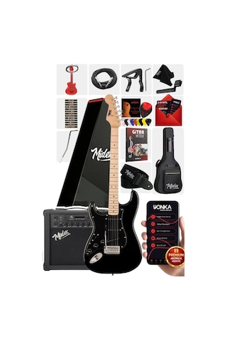Midex Rph-31bk-25amp Solak Elektro Gitar 25w Amfili Full Set