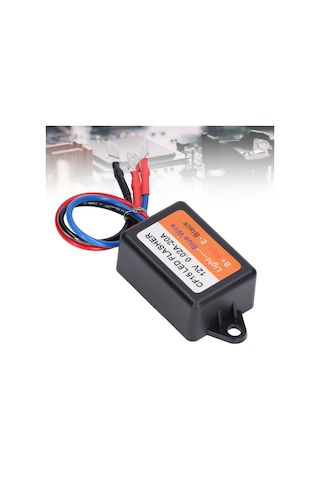 Vkemall 12v Araba Led Flaş Kontrolörü - Otomatik Strobe Modülü, 0.02-20a Akım, 45-75 Kez/ Dakika Frekansı, Su Geçirmez Röle
