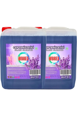 Wbrex Lavanta Kokulu Profesyonel Cam Temizleyici 2 x 5 L
