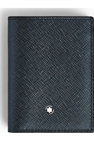 Mont Blanc Montblanc Sartorial 4lü Tweed Mavi Mini Cüzdan 220382
