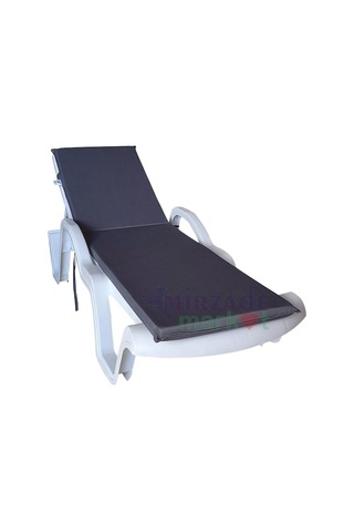 Mirzademarket Şezlong Minderi Standart Su Geçirmez Malzeme-K.Gri