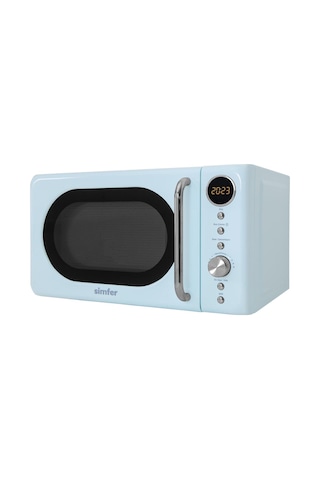 Simfer 4606 20Litre Retro Mikrodalga Fırın Dijital Mavi