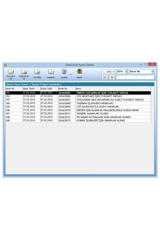 Demirsoft Dernek Karar Defteri - Stk Ve Dernekler İçin Kolay Çözüm