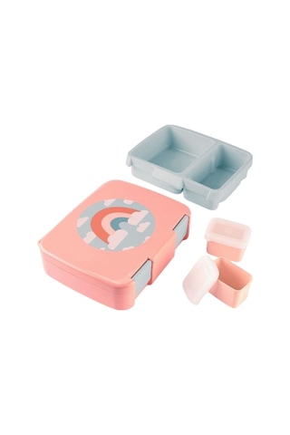 Skip Hop Spark Style Bento Beslenme Kutusu Gökkuşağı Somon
