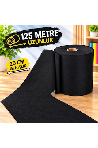 125 Metre Siyah Tela Kumaş Siyah Süsleme Kumaşı Elyaf Süsleme Tülü Yılbaşı Vitrin Avm Süsleme Tülü