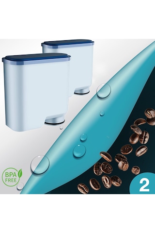 Pure Kafe Ph012 - Philips Uyumlu Saeco Aquaclean İçin Kahve Makinesi Su Filtresi 2 Adet