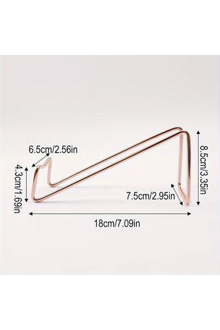 Honeybeeshop Gül Altın 1 Adet Dökme Demir Şarap Rafı Yığın Tasarım Dayanıklı Isıya Dayanıklı Ev Bar