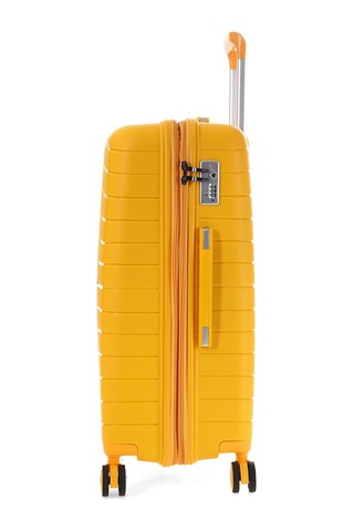 Ççs 5242 Polipropilen Körüklü Orta Boy Valiz-sarı Sarı