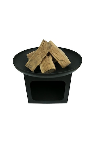 Pan 4 Bahçe Şöminesi Siyah