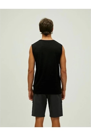 Bad Bear Days Off Tank-Top Erkek Kolsuz Tişört Siyah 22.01.23.003
